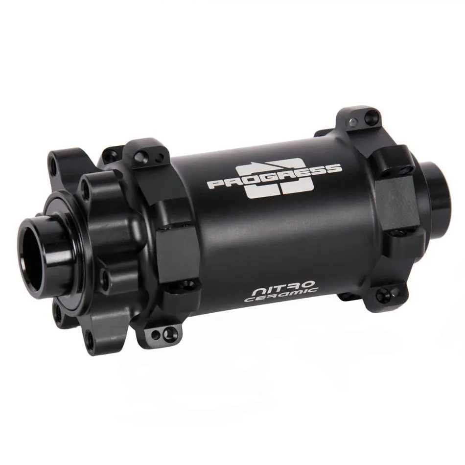Progress Nitro Ceramic Vorderradnabe, Black, 28H, 15 x 100mm Progress Nitro Ceramic Vorderradnabe, Black, 28H, 15 x 100mm