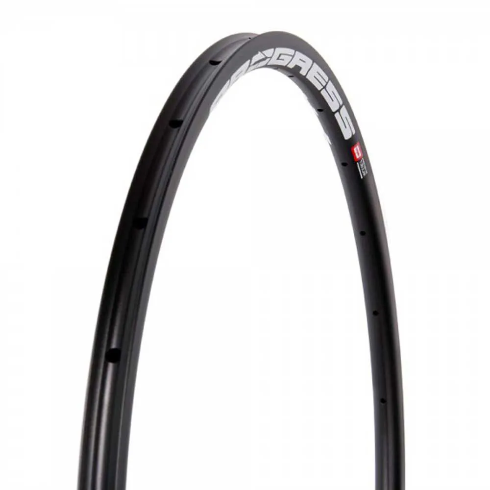 Progress Phantom Cx Disc Tubular Felge, Black / white, 700 - 28" 24H Progress Phantom Cx Disc Tubular Felge, Black / white, 700 - 28" 24H