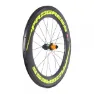 Progress Space 2020 Rennrad-hinterrad, Black / yellow, 9 x 130mm, Shimano/Sram HG