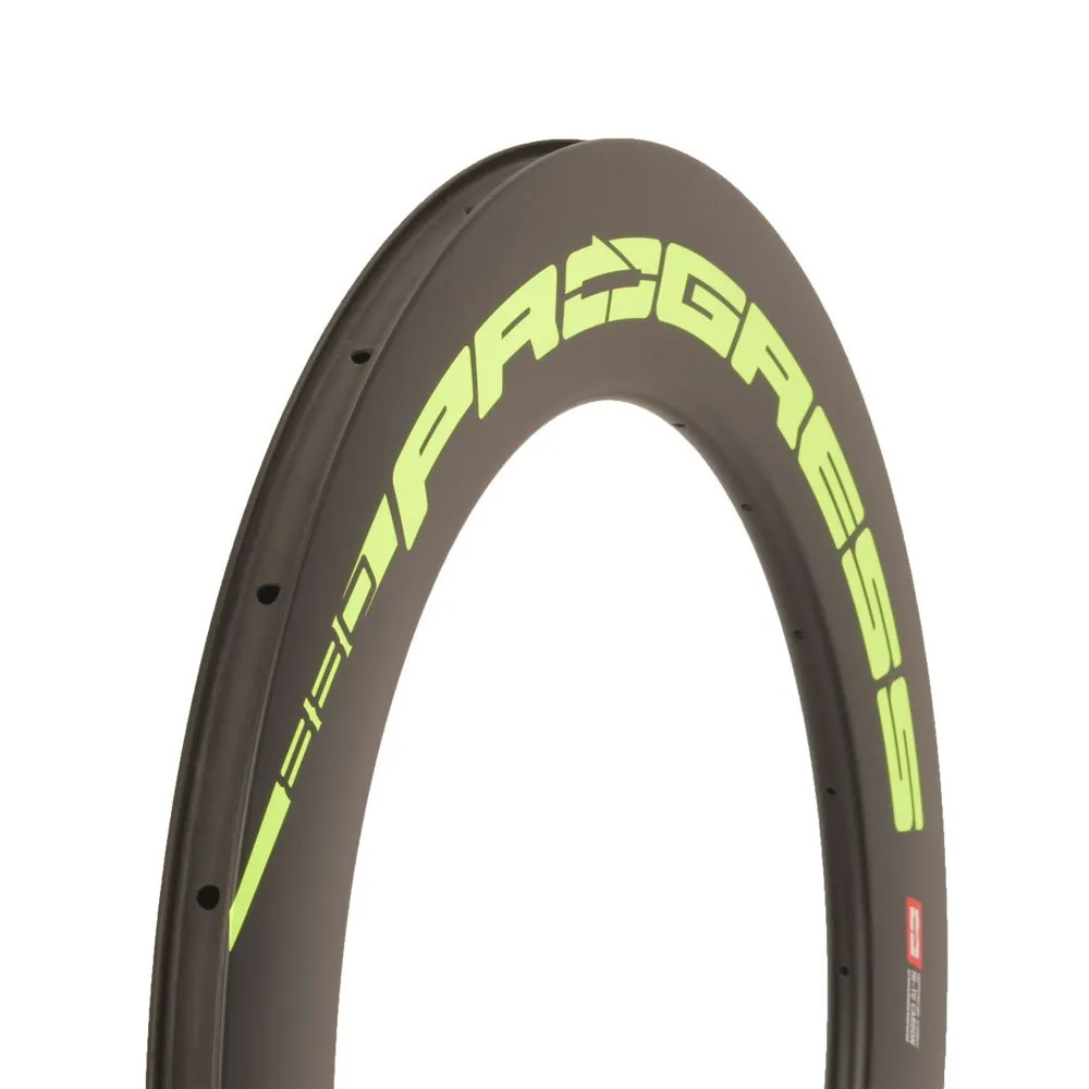 Progress Space Carbon Disc 2019 Felge, Yellow, 700 - 28" 20H Progress Space Carbon Disc 2019 Felge, Yellow, 700 - 28" 20H