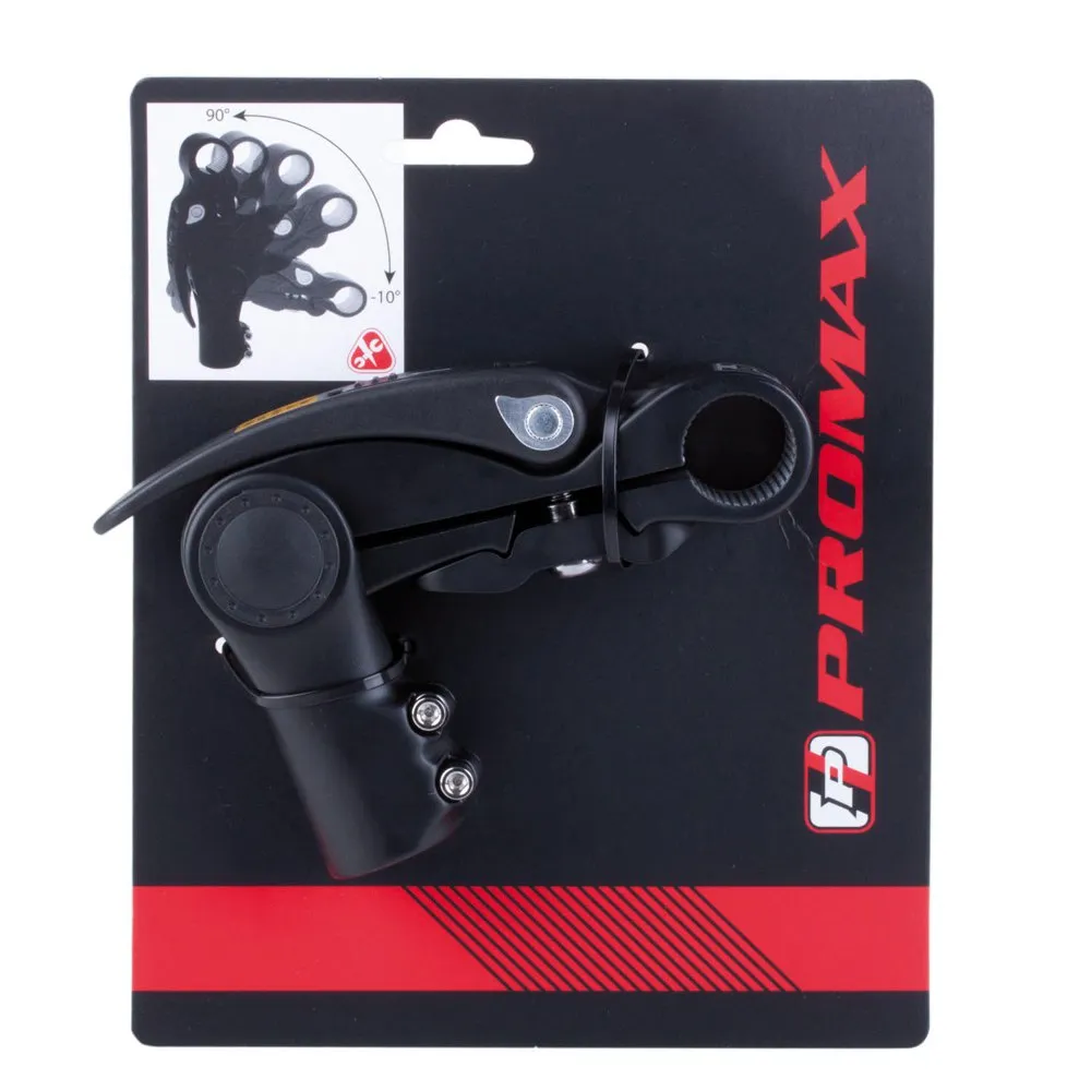 ProMax A-head Handle 25.4 Mm Verstellbarer Vorbau, Black, 110mm, -10º - 90º ProMax A-head Handle 25.4 Mm Verstellbarer Vorbau, Black, 110mm, -10º - 90º