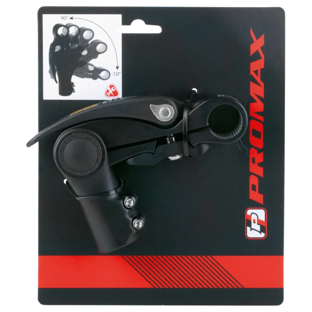 ProMax A-head Handle 31.8 Mm Fahrradvorbau, Black, 110mm, -10º - 90º