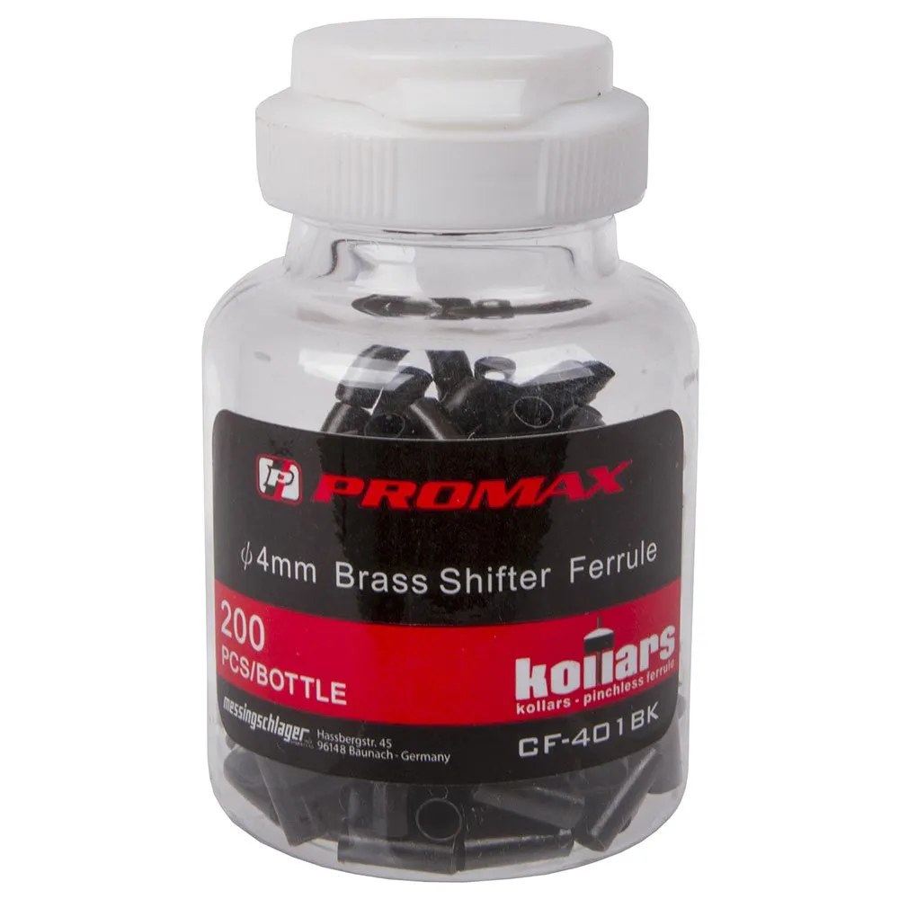 ProMax Cf401bk Kabelendhülse 200 Einheiten, Black, 4mm ProMax Cf401bk Kabelendhülse 200 Einheiten, Black, 4mm