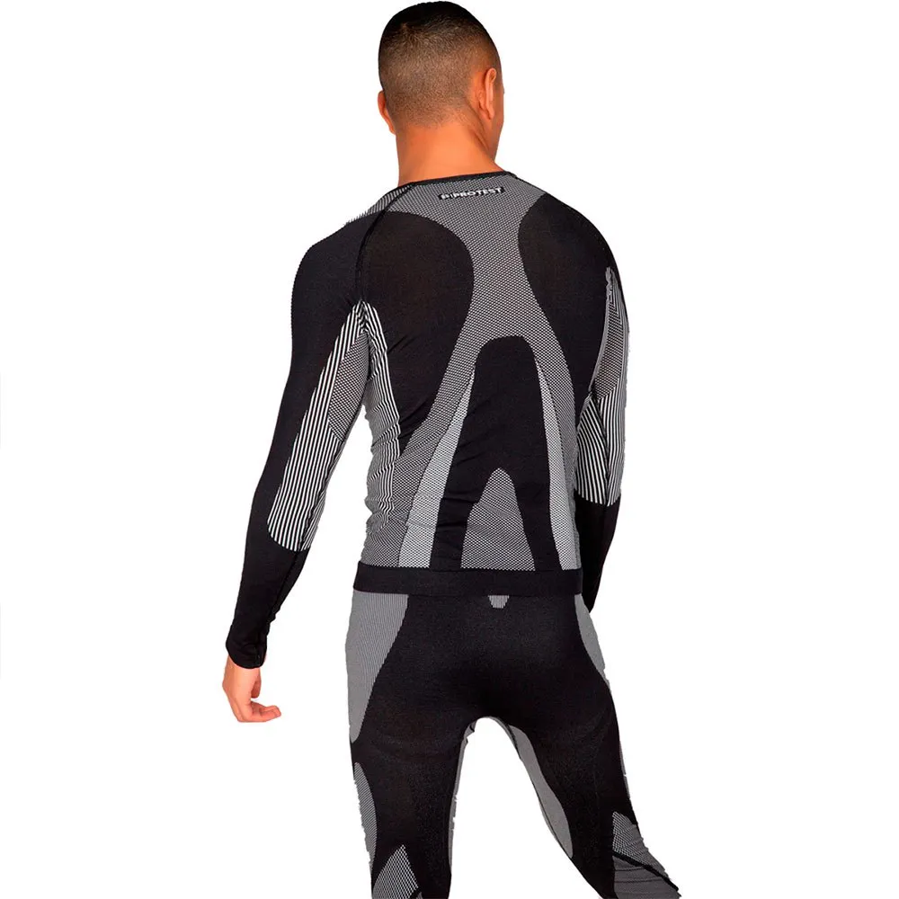 Protest Carson Thermo Langarm-baselayer, True black