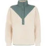 Protest Cyber 1/4 Button Fleece, Evergreen