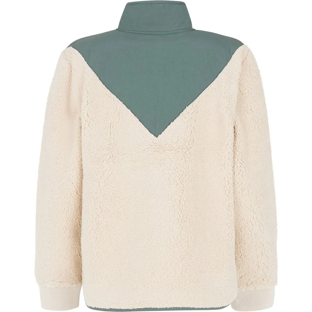 Protest Cyber 1/4 Button Fleece, Evergreen Protest Cyber 1/4 Button Fleece, Evergreen