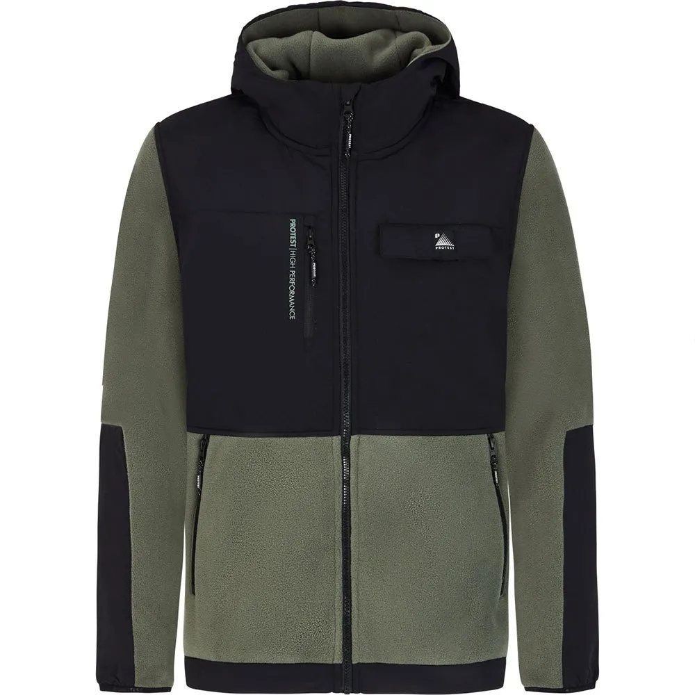 Protest Grid Fleece Mit Durchgehendem Reißverschluss Protest Grid Fleece Mit Durchgehendem Reißverschluss