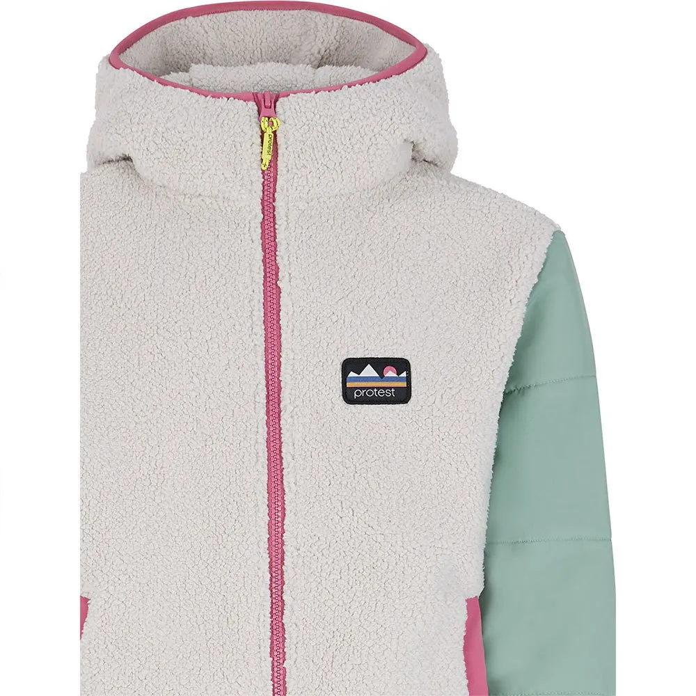 Protest Mixi Reißverschlusspullover, Off white, 104cm Protest Mixi Reißverschlusspullover, Off white, 104cm
