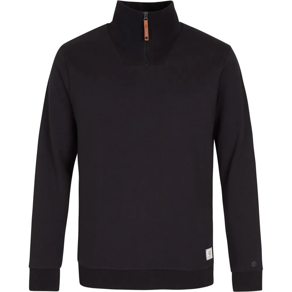 Protest Nxgquake Fleece Mit Halbem Reißverschluss, True black Protest Nxgquake Fleece Mit Halbem Reißverschluss, True black