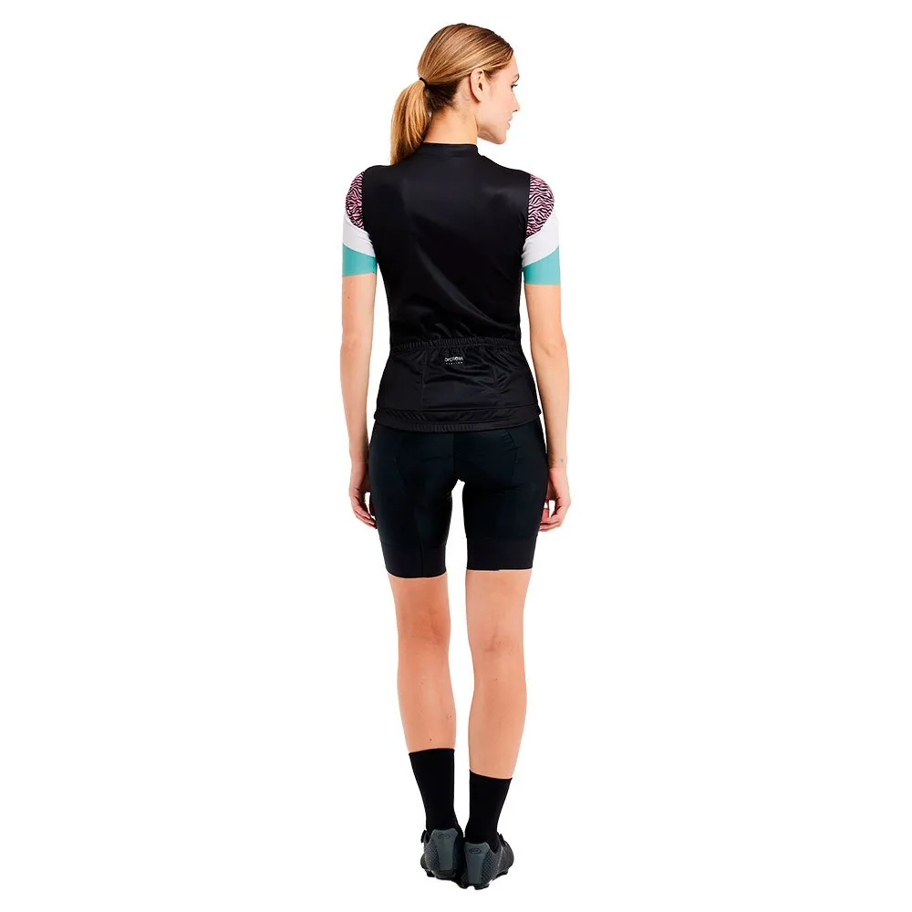 Protest Piva Kurzarm-radtrikot, True black