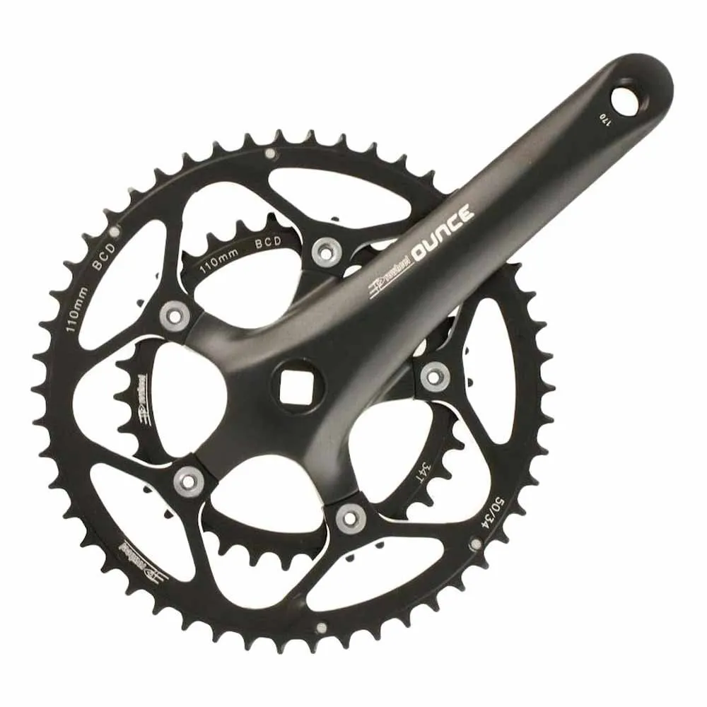 Prowheel Ounce Kurbelgarnitur, Black, 170mm, 34-50t Prowheel Ounce Kurbelgarnitur, Black, 170mm, 34-50t