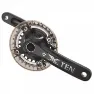Prowheel Tretlager aus Aluminium Querachse RPL-521F-TT Unisex, schwarz, 160mm / 24-32t