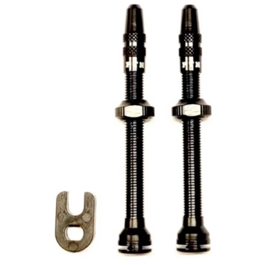 PTN Lufty 2 Tubeless Presta 60 Mm Ventile, Black, One Size PTN Lufty 2 Tubeless Presta 60 Mm Ventile, Black, One Size