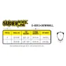 PTN Super Rokkline Schrader 40mm Pannensicherer Schaum 2 Einheiten, Yellow, 29", 28-37