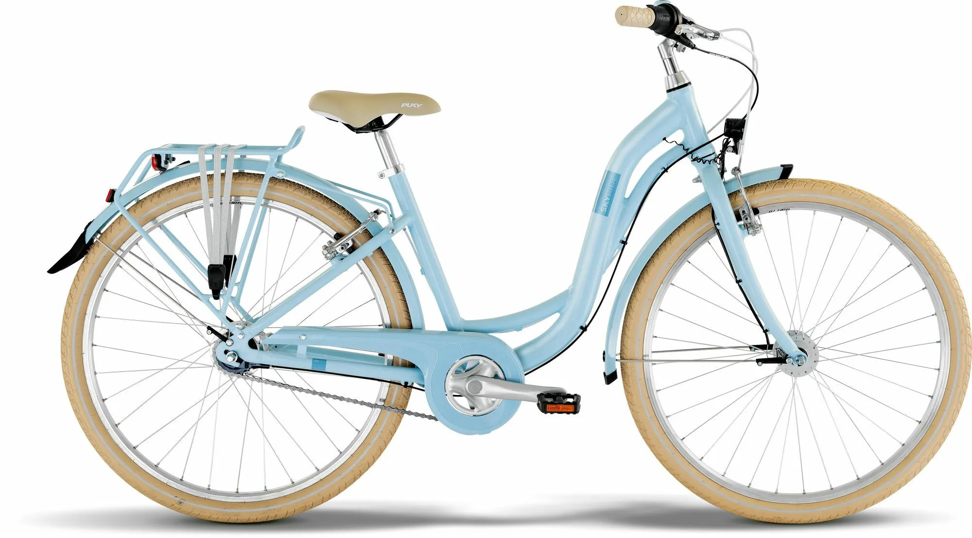 Puky SKYRIDE 26-7 CLASSIC retro-blue 26" Wave, Hellblau, 26"