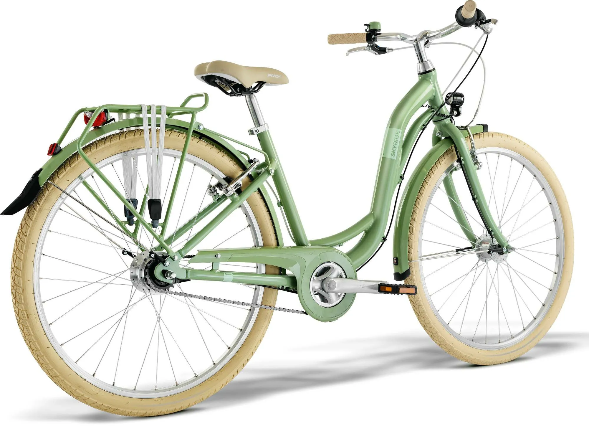 Puky SKYRIDE 26-7 CLASSIC retro-green 26" Wave, Hersteller-retro-green, 26"