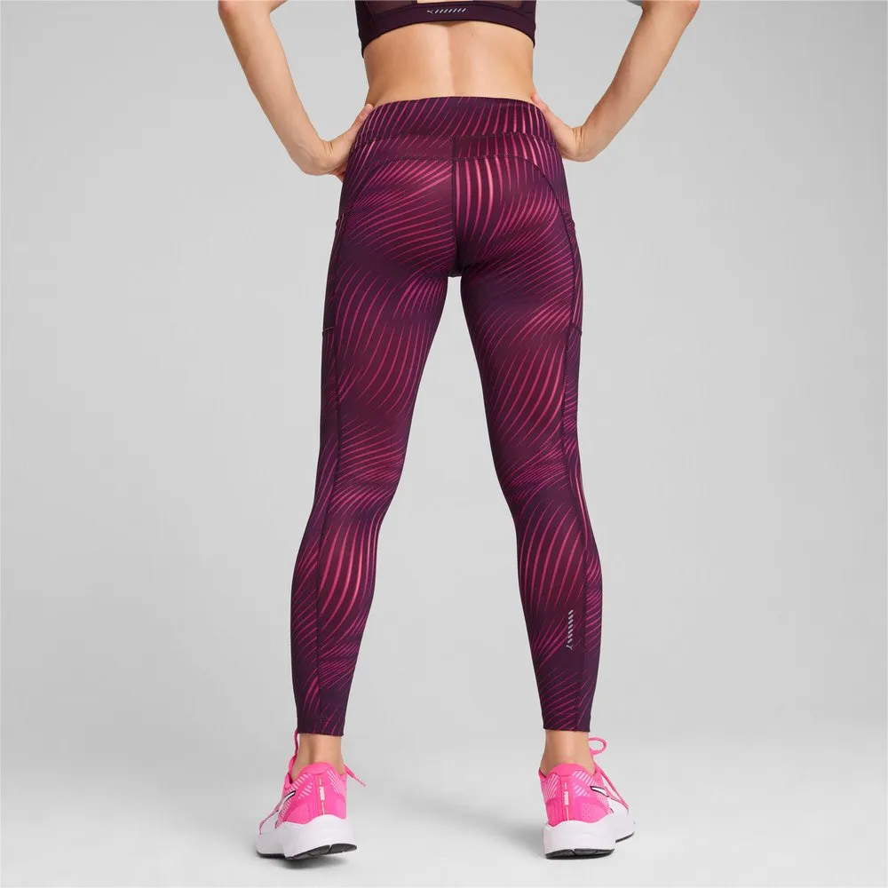 Puma 525175 Favorites Velocity Leggings female, Midnight plum
