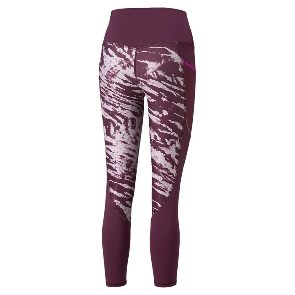 Puma 5k Graphic Hw 7/8 Leggings female, Grape wine Puma 5k Graphic Hw 7/8 Leggings female, Grape wine