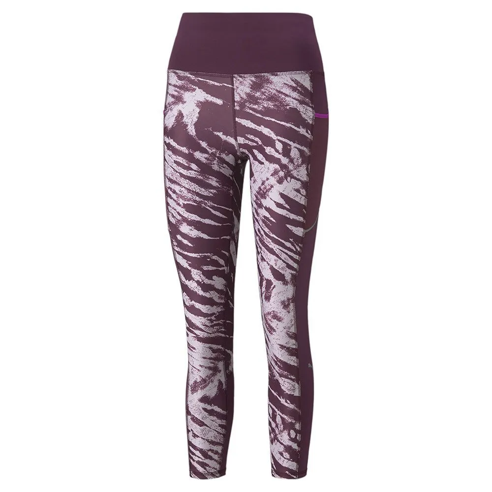 Puma 5k Graphic Hw 7/8 Leggings female, Grape wine Puma 5k Graphic Hw 7/8 Leggings female, Grape wine