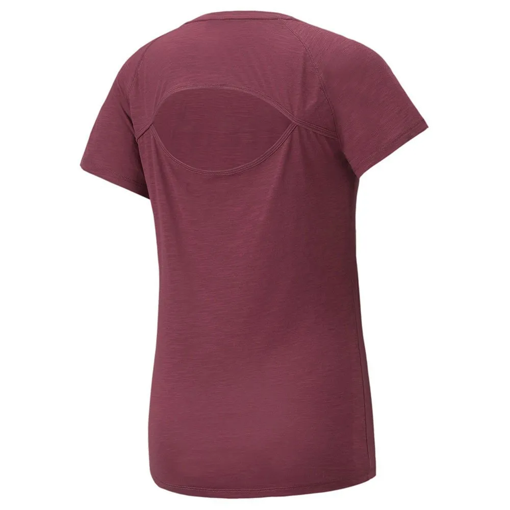 Puma 5k Logo Kurzarm-t-shirt female, Grape wine Puma 5k Logo Kurzarm-t-shirt female, Grape wine