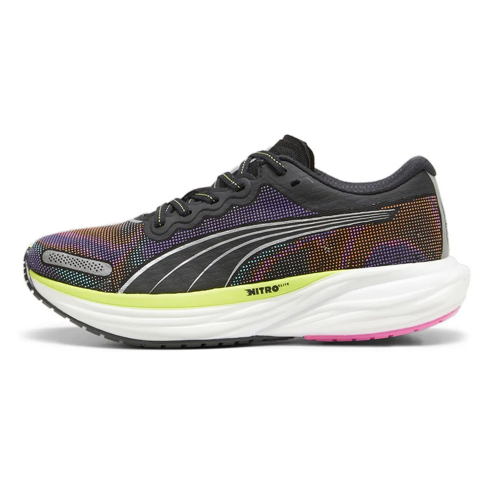 Puma Deviate Nitro 2 Psychedelic Rush Laufschuhe female, Black / lime pow / poison pink Puma Deviate Nitro 2 Psychedelic Rush Laufschuhe female, Black / lime pow / poison pink