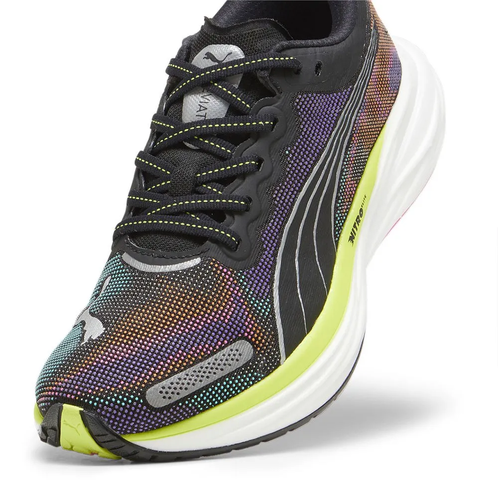 Puma Deviate Nitro 2 Psychedelic Rush Laufschuhe female, Black / lime pow / poison pink Puma Deviate Nitro 2 Psychedelic Rush Laufschuhe female, Black / lime pow / poison pink