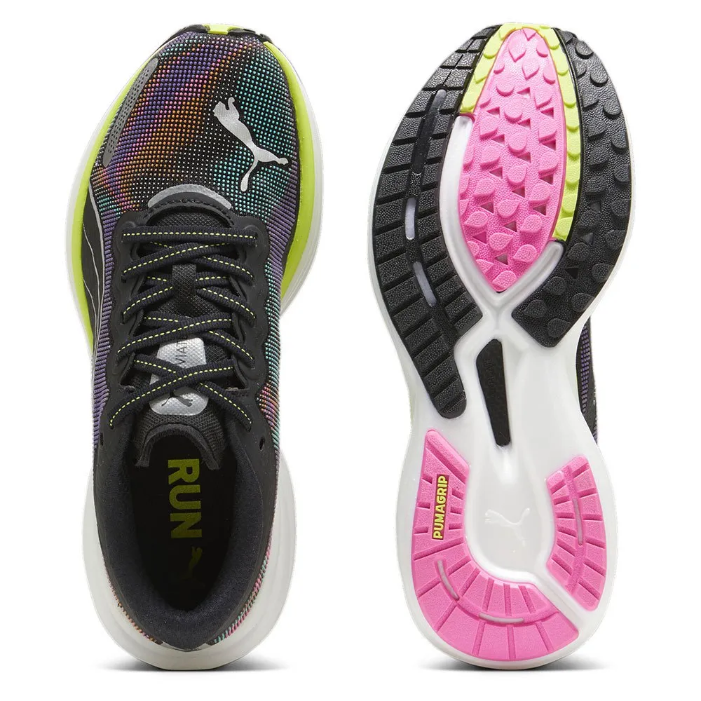 Puma Deviate Nitro 2 Psychedelic Rush Laufschuhe female, Black / lime pow / poison pink Puma Deviate Nitro 2 Psychedelic Rush Laufschuhe female, Black / lime pow / poison pink