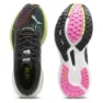 Puma Deviate Nitro 2 Psychedelic Rush Laufschuhe female, Black / lime pow / poison pink