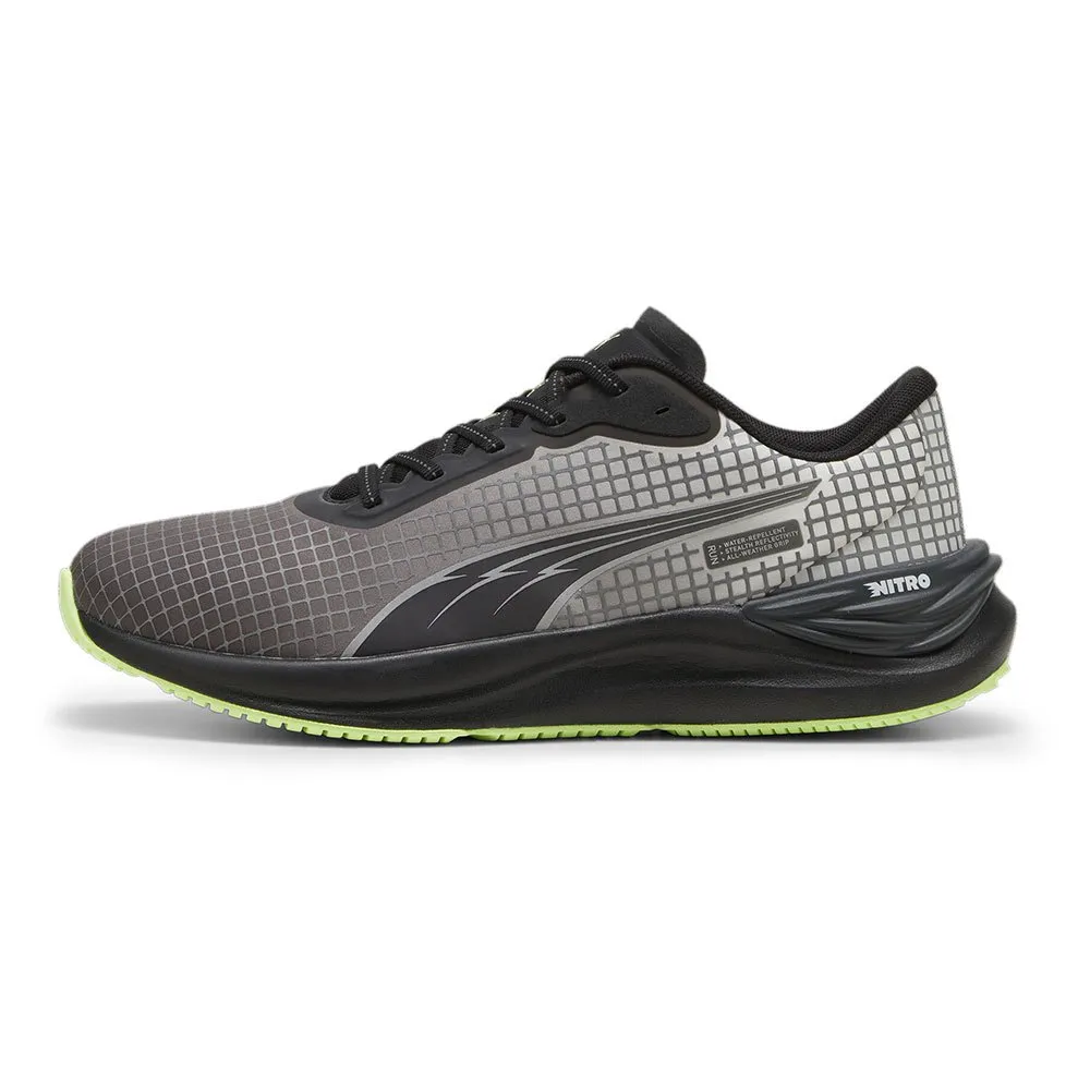 Puma Electrify Nitro 3 Wtr Fv Laufschuhe male, Black / glacial gray / fizzy apple