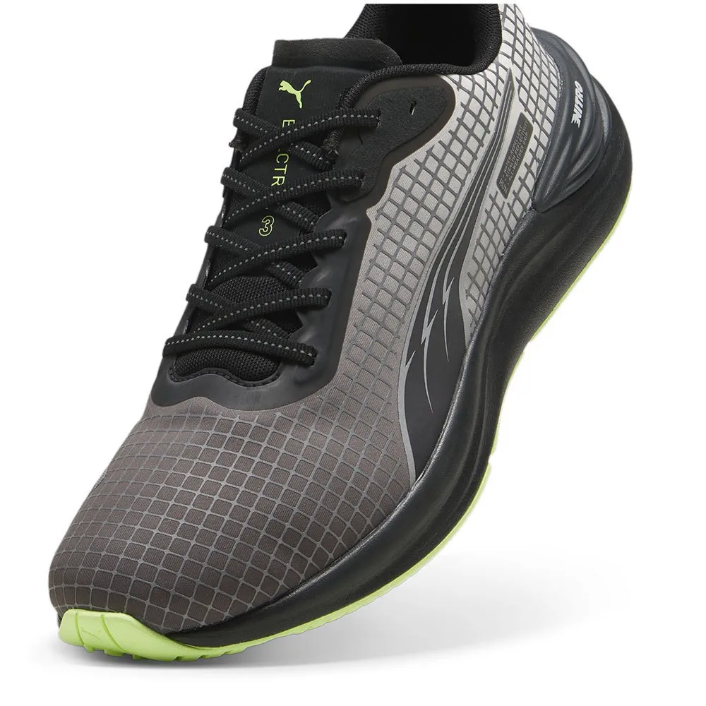 Puma Electrify Nitro 3 Wtr Fv Laufschuhe male, Black / glacial gray / fizzy apple