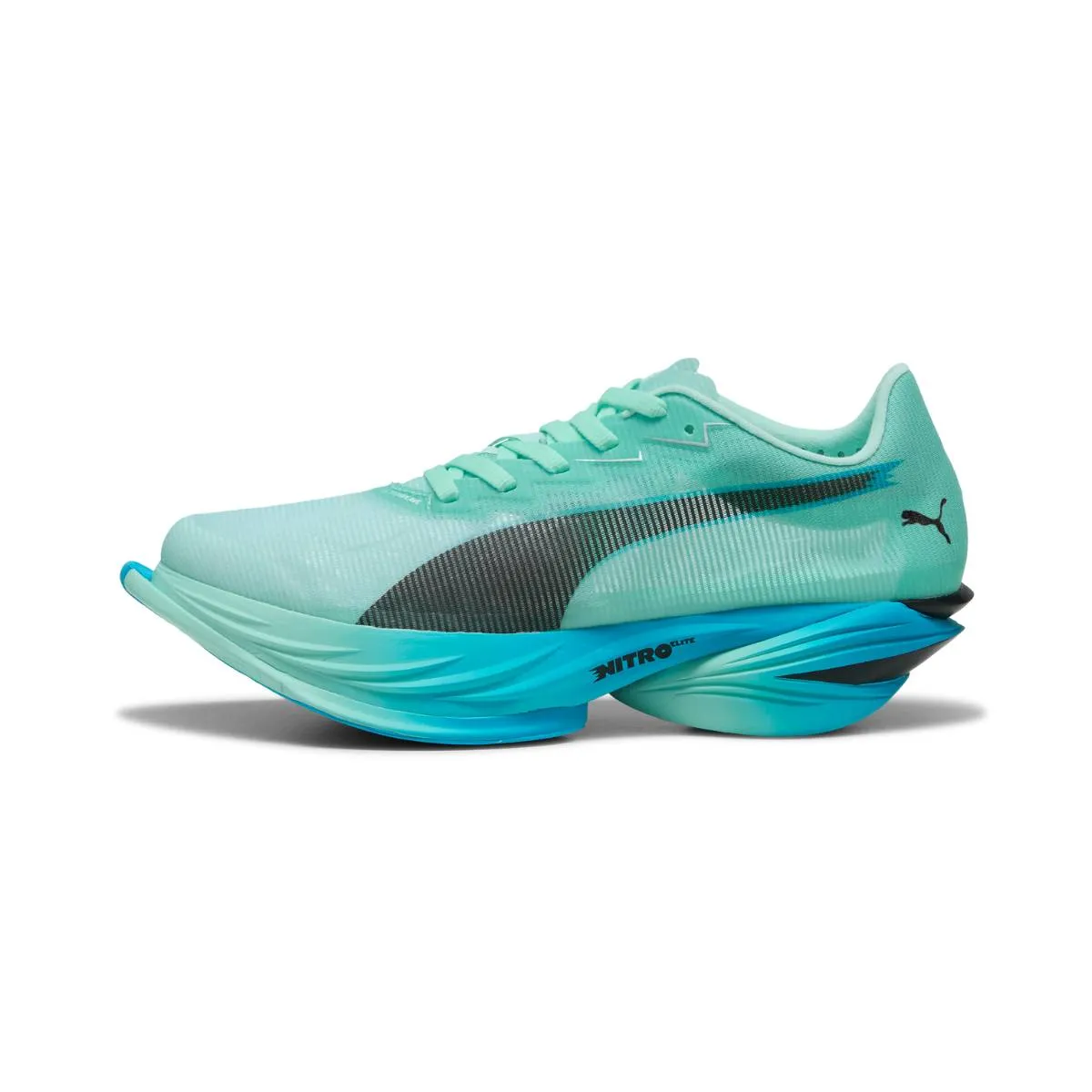 Puma Fast-R NITRO Elite 3 Schuhe AW25, Grün blau Puma Fast-R NITRO Elite 3 Schuhe AW25, Grün blau