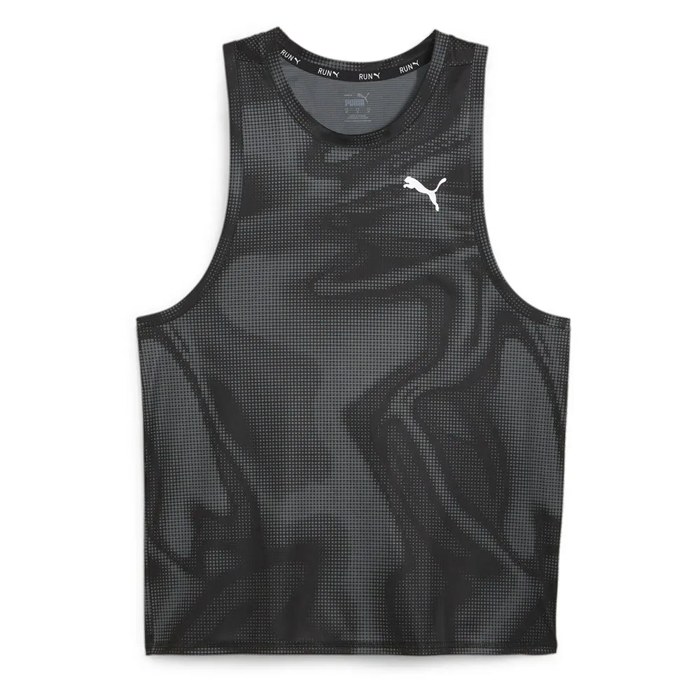 Puma Favorite Aop ärmelloses T-shirt male, Black / q1 print
