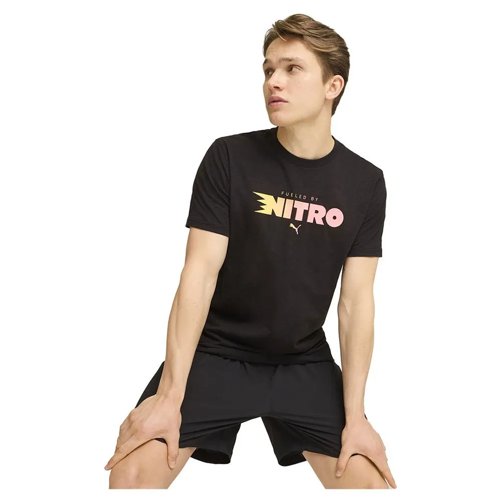 Puma Graphic Nitro Kurzarm-t-shirt male, Black
