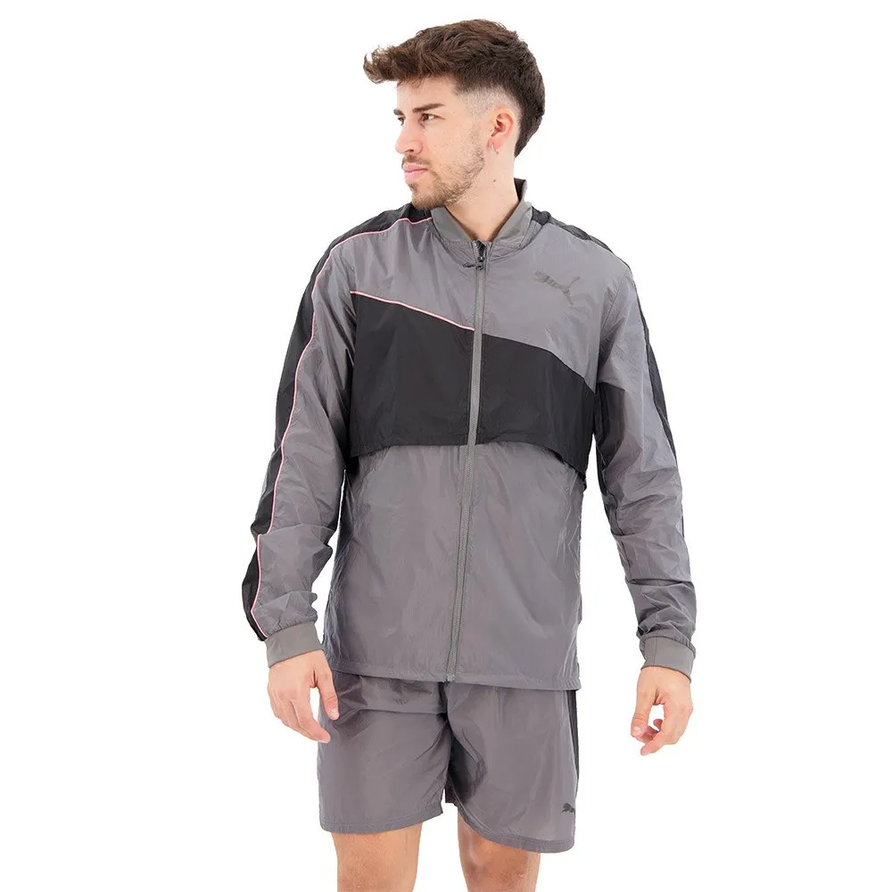 Puma Launch Ultra Jacke male, Castlerock / grey dawn