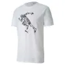 Puma Performance Graphic Kurzarm-t-shirt male, Puma white / osg runner