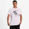 Puma Performance Graphic Kurzarm-t-shirt male, Puma white / osg runner