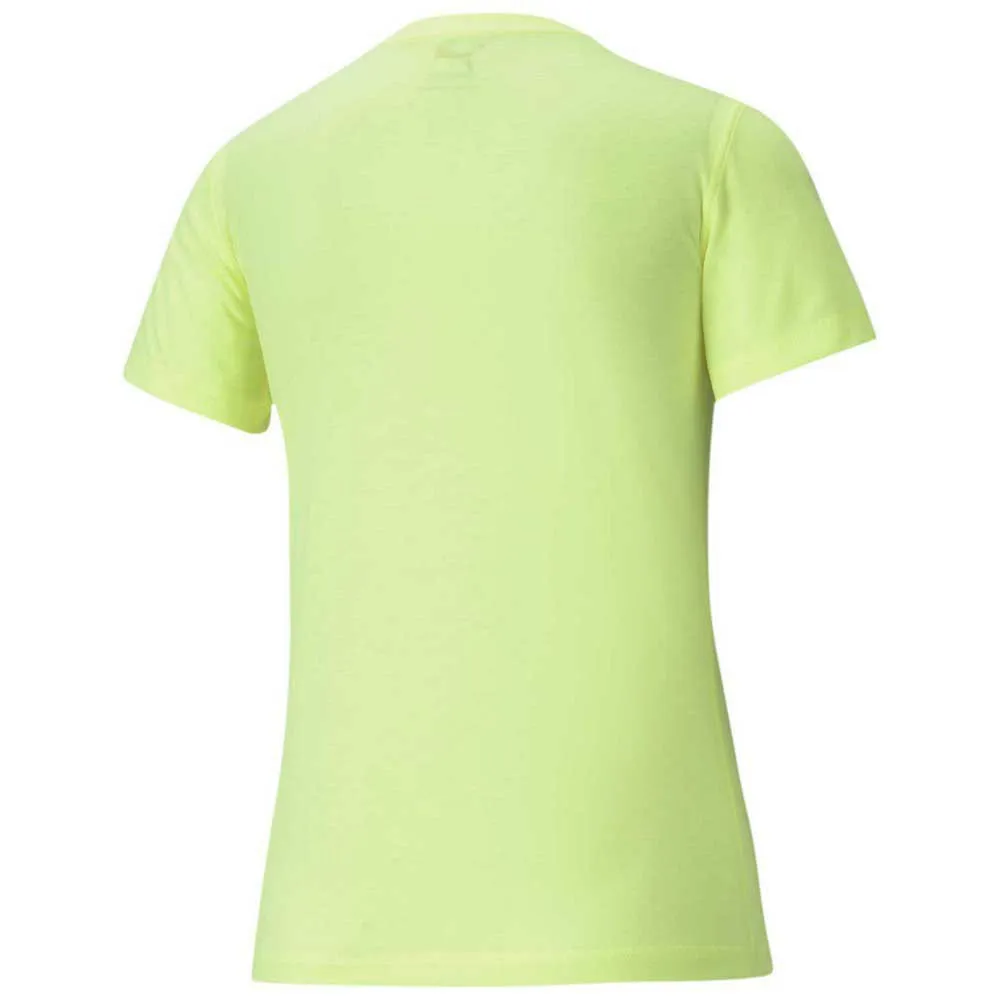 Puma Performance Slogan Kurzarm-t-shirt female, Fizzy yellow / black osg print Puma Performance Slogan Kurzarm-t-shirt female, Fizzy yellow / black osg print