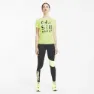 Puma Performance Slogan Kurzarm-t-shirt female, Fizzy yellow / black osg print