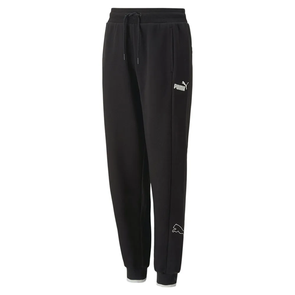 Puma Power Colorblock Hosen male, Puma black