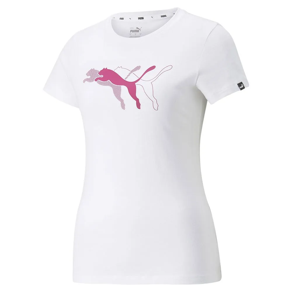 Puma Power Kurzarm-t-shirt female, White Puma Power Kurzarm-t-shirt female, White