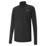 Puma Run Favorite 1/4 Zip Langarm-t-shirt male, Puma black