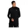 Puma Run Favorite 1/4 Zip Langarm-t-shirt male, Puma black