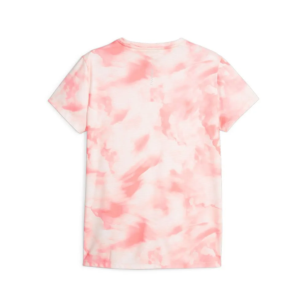 Puma Run Favorite Aop Kurzarm-t-shirt female, Koral ice Puma Run Favorite Aop Kurzarm-t-shirt female, Koral ice