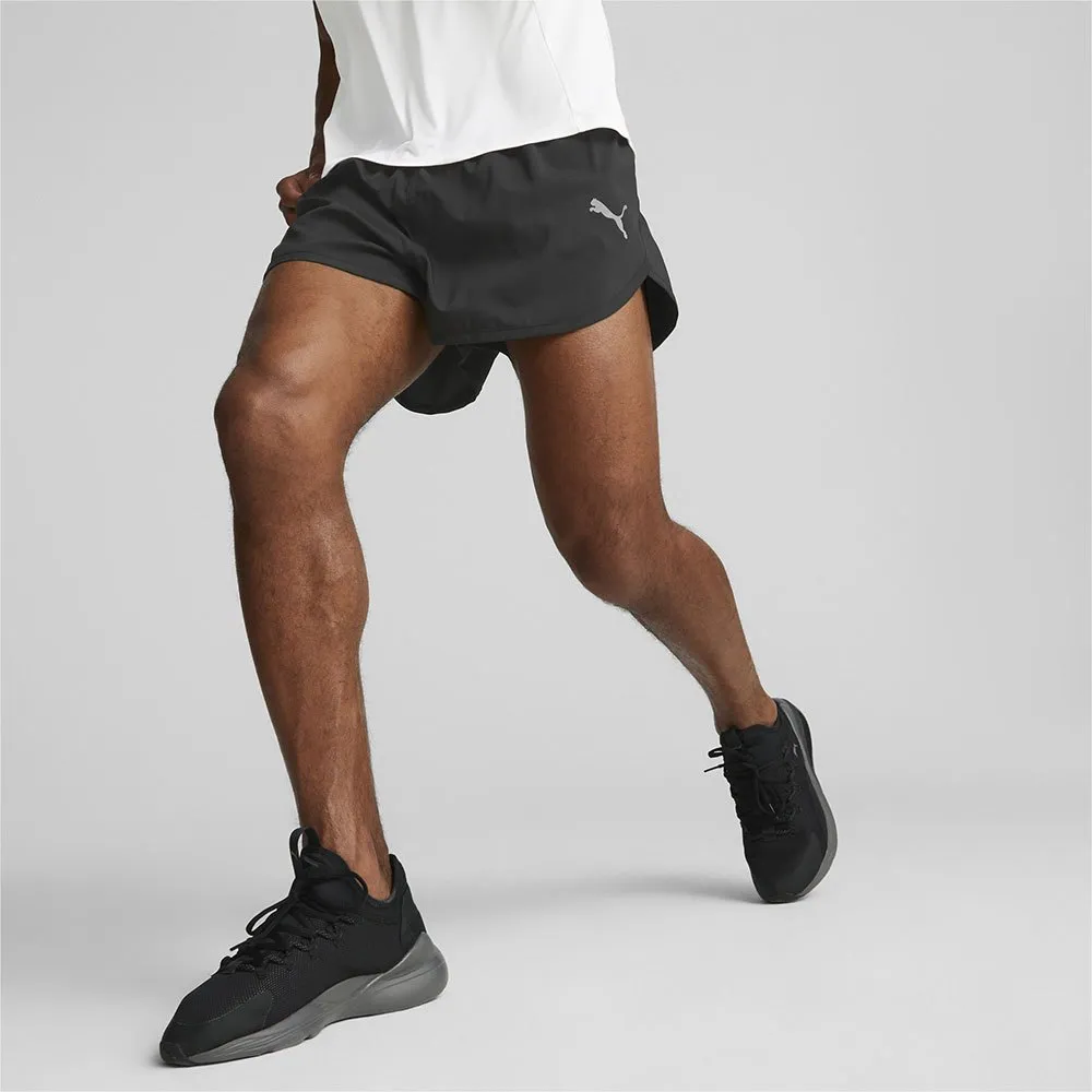 Puma Run Favorite Split Kurze Hose male, Puma black Puma Run Favorite Split Kurze Hose male, Puma black