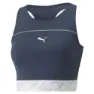 Puma Run High Shine Crop ärmelloses T-shirt female, Puma white
