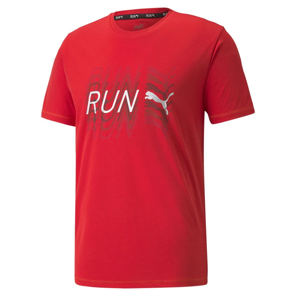 Puma Run Logo Kurzarm-t-shirt male Puma Run Logo Kurzarm-t-shirt male