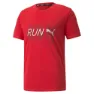 Puma Run Logo Kurzarm-t-shirt male
