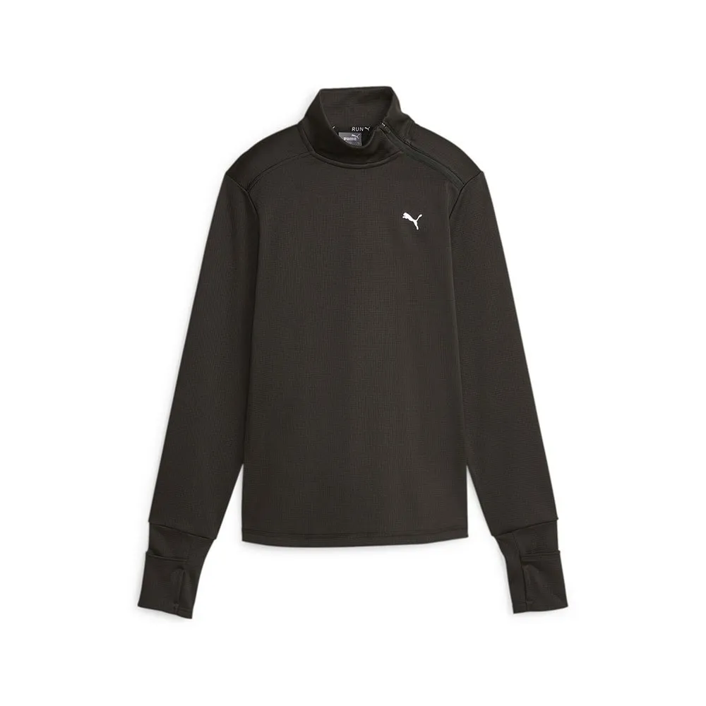 Puma Run Micro Fleece Mit Halbem Reißverschluss female Puma Run Micro Fleece Mit Halbem Reißverschluss female