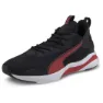 Puma black / high risk red