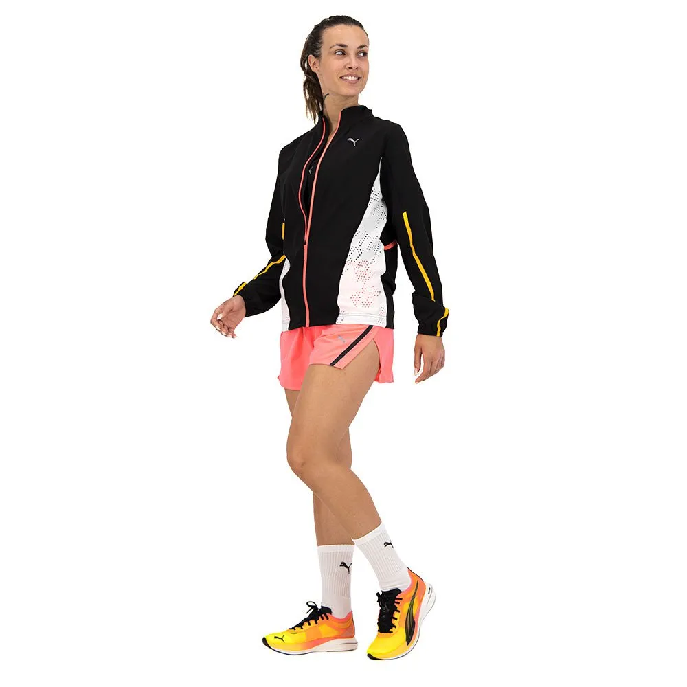 Puma Ultraweave S Woven Jacke female, Puma black / puma white